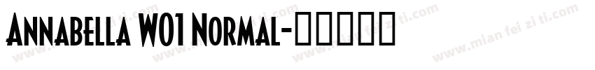 Annabella W01 Normal字体转换
